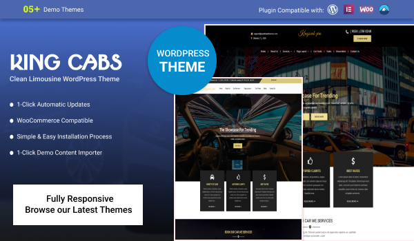 Free Limousine WordPress Theme